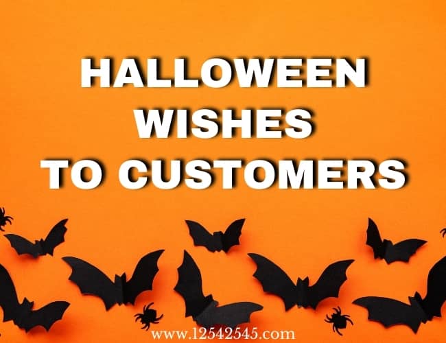Halloween Wishes for Clients and Customers 2022