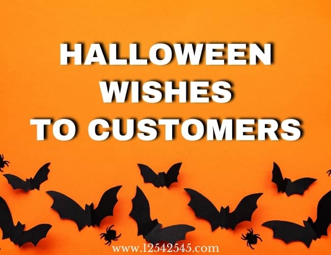 Halloween Wishes for Clients and Customers 2022