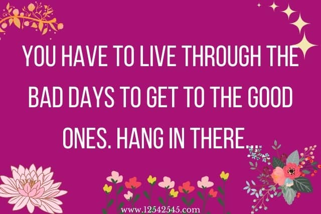 Hang in There Quotes