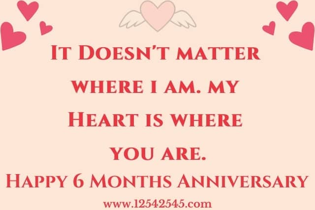6 Months Anniversary Quotes Husband