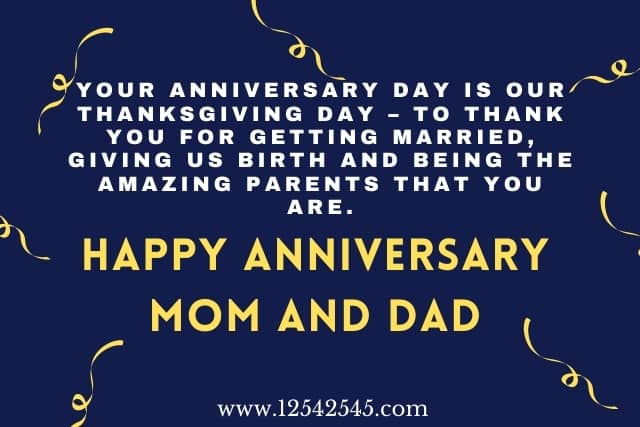 Wedding Anniversary Whatsapp Status For Mom And Dad