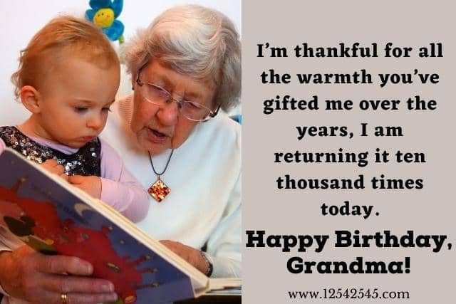 Heart Touching Birthday Wishes to Grandmother