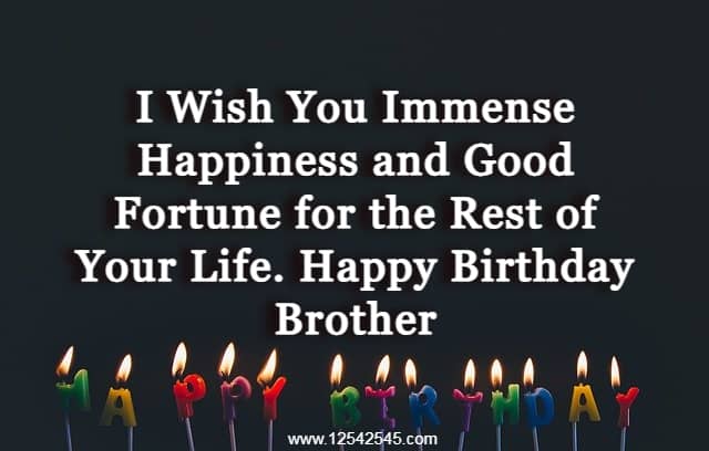 Happy Birthday Wishes For Brother