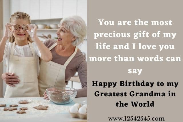 Happy Birthday Messages to Grandmother
