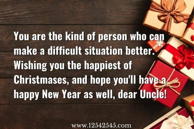 Warm Christmas Greetings to Send to Your Uncle