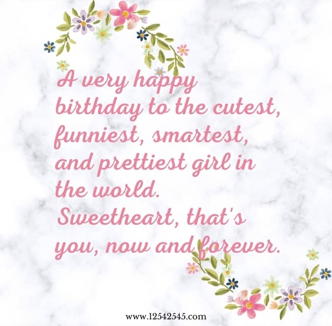 Birthday Wishes For Girlfriend