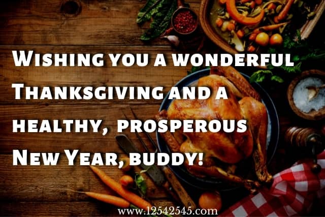 Happy Thanksgiving Wishes to Friends
