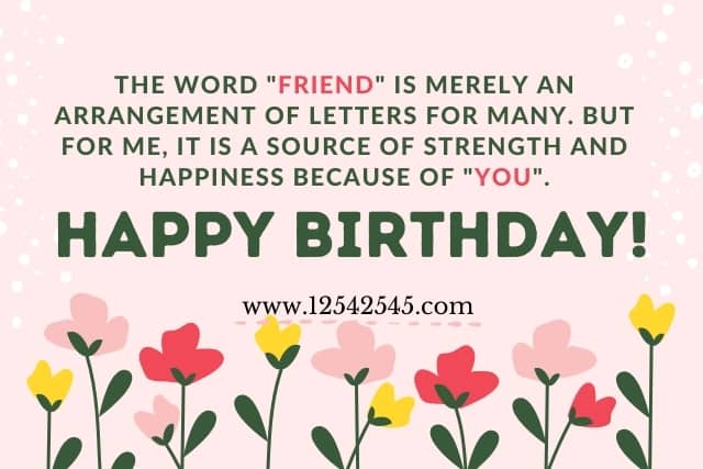 Touching Birthday Message To A Best Friend