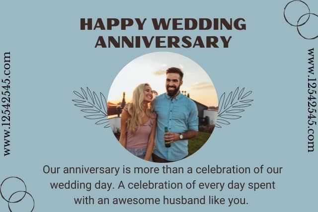 Wedding Anniversary Messages for Husband